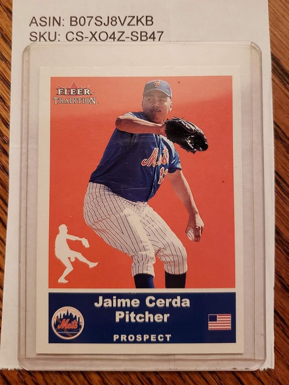 2002 Fleer Skybox International® JAIME CERDA, New York Mets™ Fleer Tradition